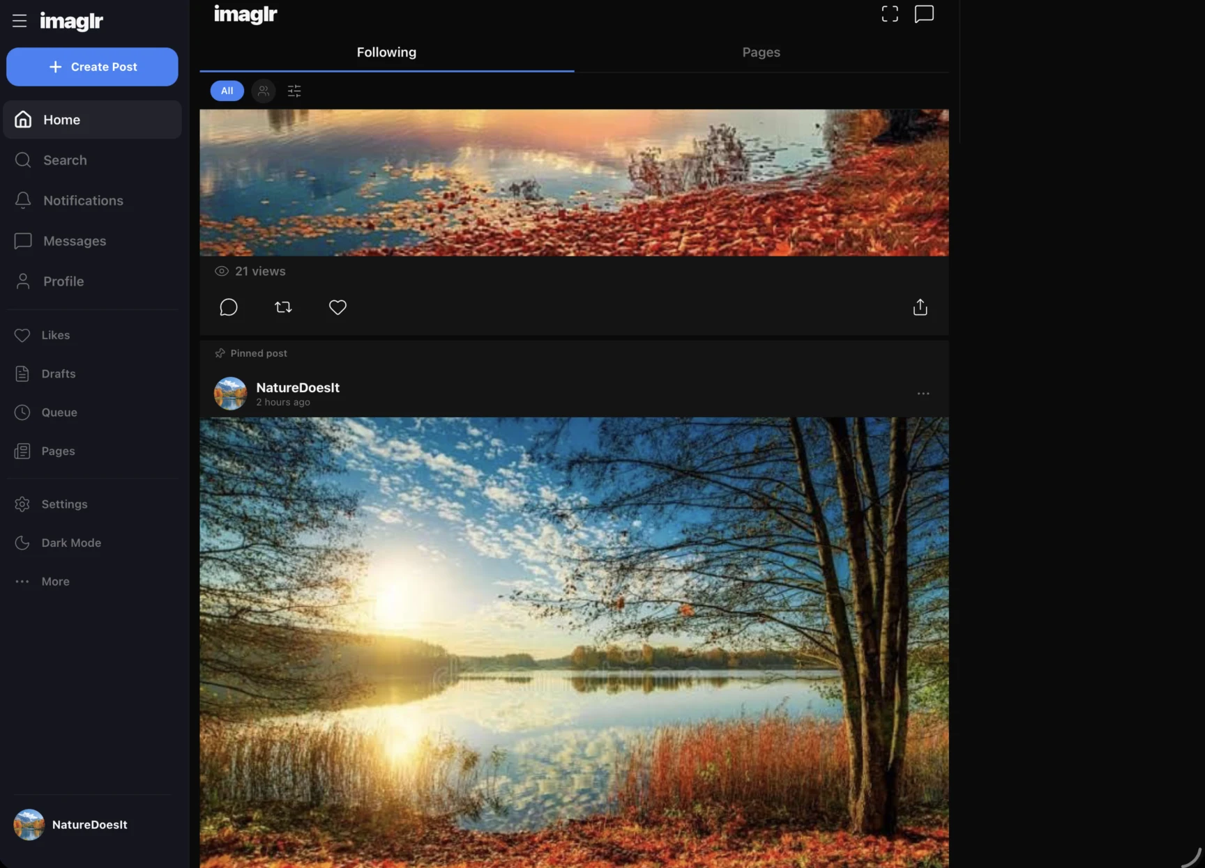 Imaglr screenshot